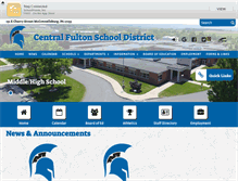 Tablet Screenshot of cfsd.info